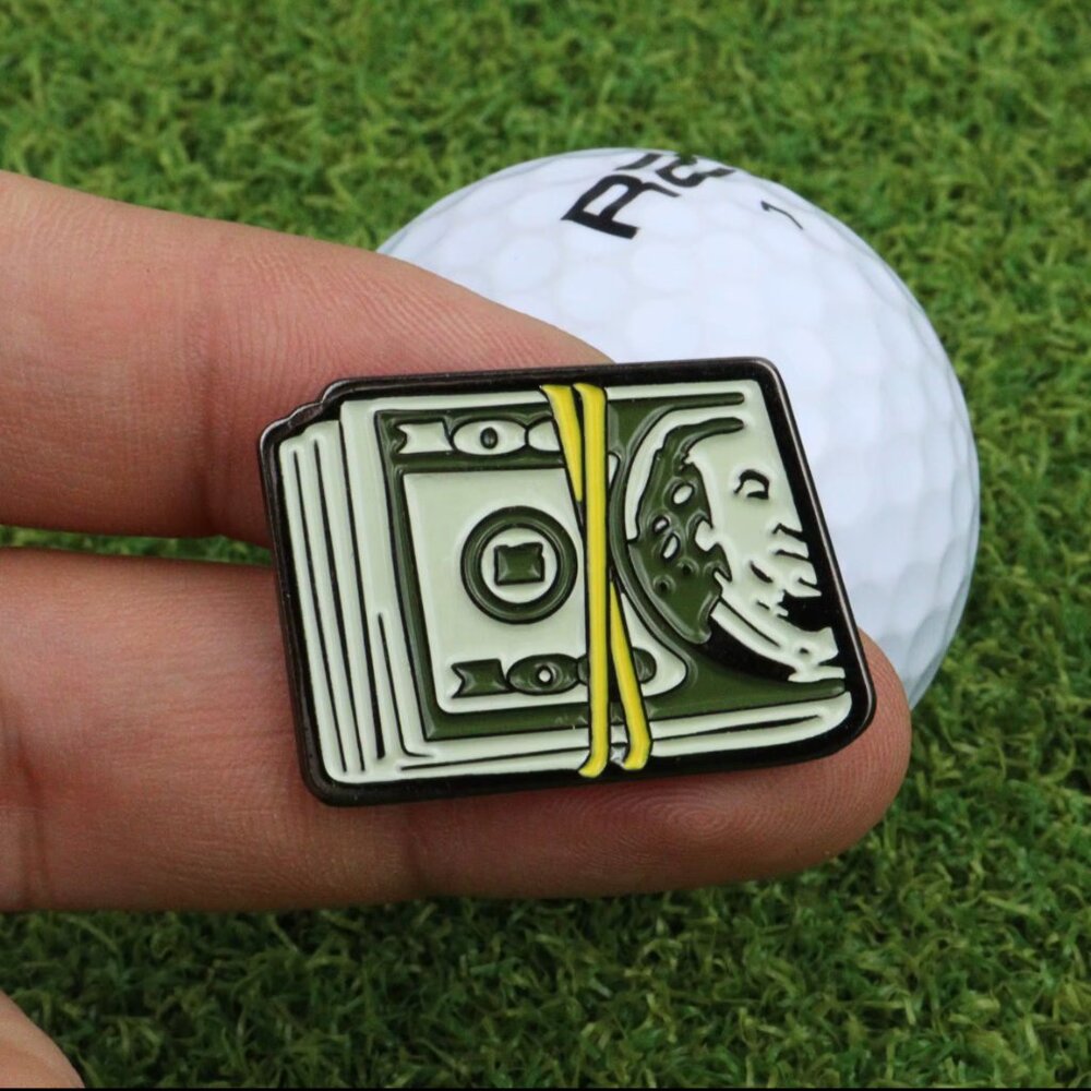"Pay Me on 18" - Metal Ball Marker